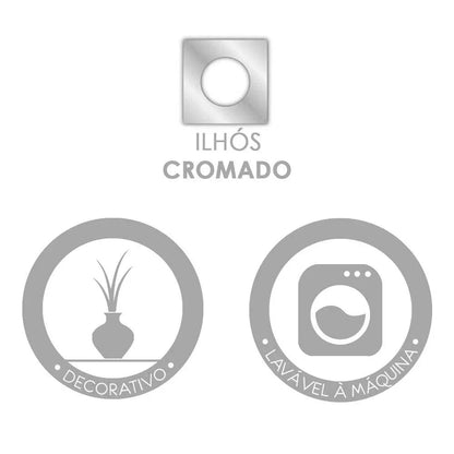 Cortina de Luxo Translúcida com Voil e forro Microfibra / Fino Acabamento perfeita para deixar seus Ambientes Bonitos e Aconchegantes!!!