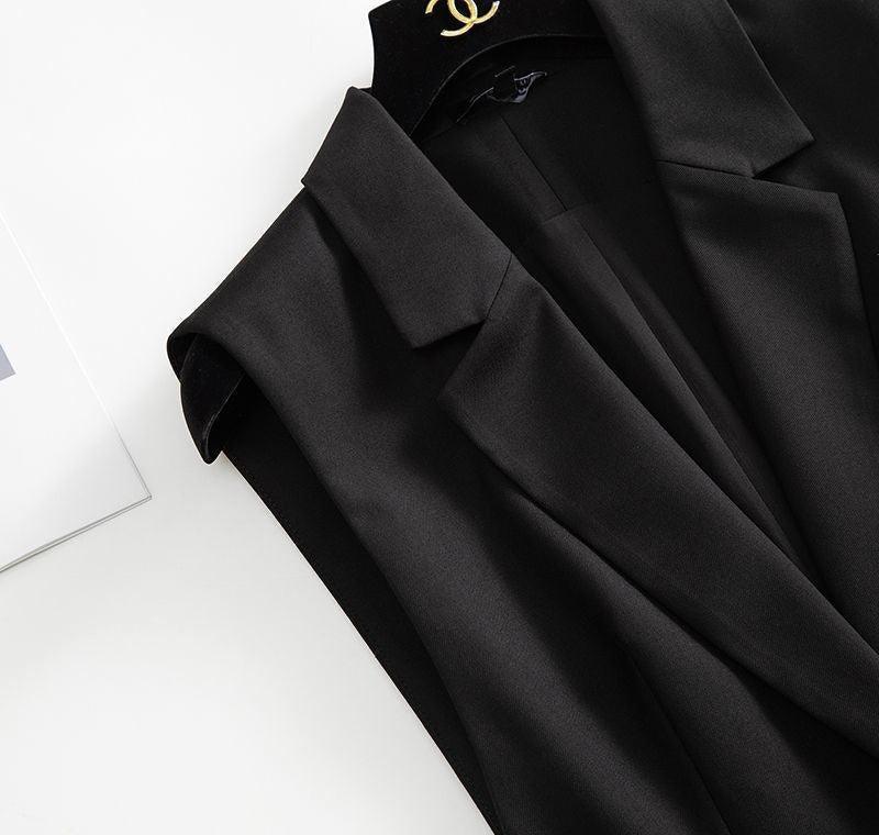Blazer de Lapela Sophia™ - O Blazer Sem Mangas: Elegância e Estilo em Cada Detalhe!