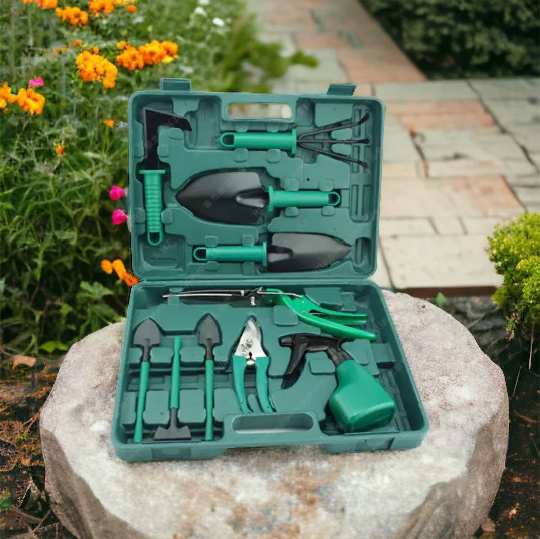 Kit para Jardinagem Avançada com Maleta + Luvas de Escavação de Brinde!