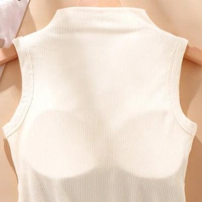 (Promoção Compre 2, Leve 3) Regatas Chic Summer™ com Bojo Embutido e Malha Viscoelástica /  Conforto e Elegância para o Verão!