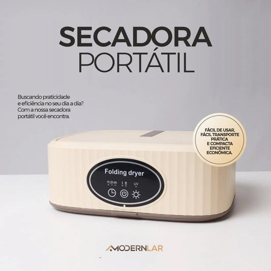 Secadora de Roupas Portátil Modern House PureVest™ / Tecnologia de Ponta para Roupas Secas e Purificadas!