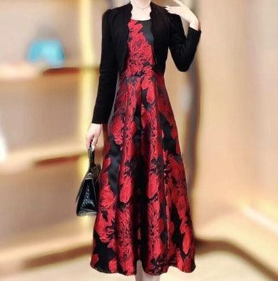 Vestido Clássico Mademoiselle™   / O Glamour Atemporal da Moda Vintage em uma Única Peça!