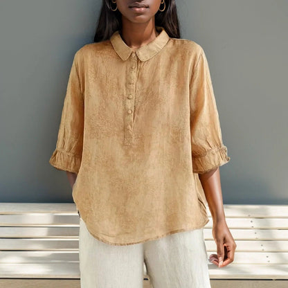 Camisa Super Soltinha Sintra™ em Linho de Algodão / Conforto e Sofisticação em Linho de Algodão!