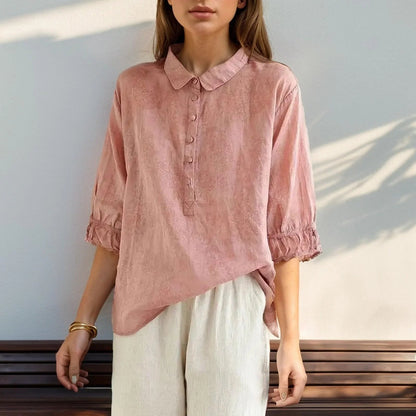 Camisa Super Soltinha Sintra™ em Linho de Algodão / Conforto e Sofisticação em Linho de Algodão!