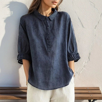 Camisa Super Soltinha Sintra™ em Linho de Algodão / Conforto e Sofisticação em Linho de Algodão!