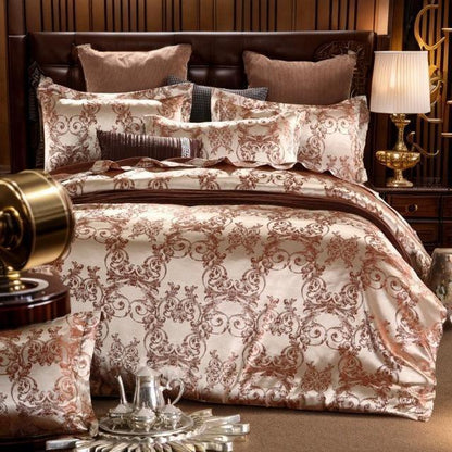 Conjunto de Roupas de Cama  Estilo Barroco La Baronesa™ / Luxo & Elegância para Seu Quarto!
