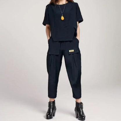 Conjunto Harmonia™ em Linho de Algodão / Elegância Descontraída e Conforto Absoluto