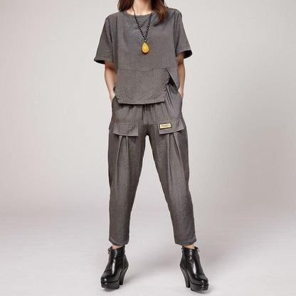 Conjunto Harmonia™ em Linho de Algodão / Elegância Descontraída e Conforto Absoluto