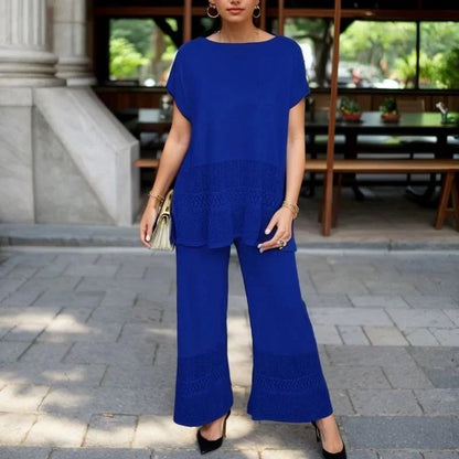 Conjunto Super Soltinho Laura™ com Estampa Abstrata Moderna / Sofisticação e Leveza em Todos os Detalhes!!