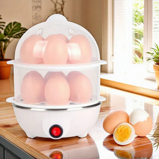 Cozedor de Ovos Elétrico Modern House™ / Acabe com a Dificuldade de Cozinhar e Torne Sua Rotina Mais Simples e Saudável!