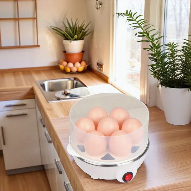 Cozedor de Ovos Elétrico Modern House™ / Acabe com a Dificuldade de Cozinhar e Torne Sua Rotina Mais Simples e Saudável!