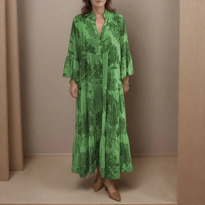 Vestido Romanza™ em Viscose de Caimento Perfeito / O Charme e a Leveza que Transformam Seu Look!