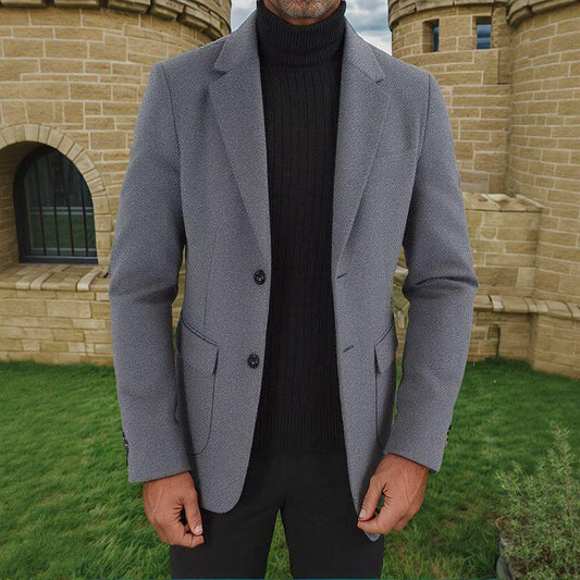 Blazer Bebbanburg™ com Corte Inglês e Caimento de Alfaiataria / Refinamento Clássico para Homens de Presença e Bom Gosto!