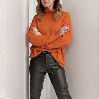 Blusa Capadócia™ em Tricô com Gola Alta / Elegância Atemporal com Toque de Sofisticação Contemporânea!