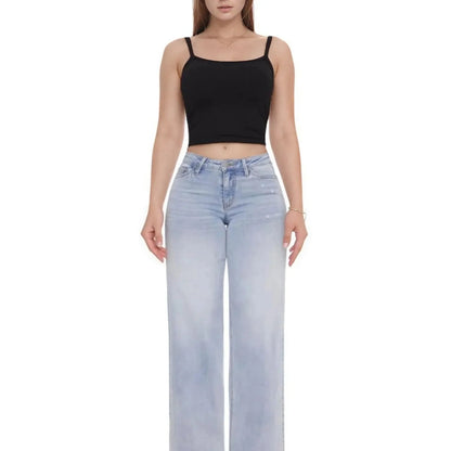 Calça Jeans Marcela™ com Elastano Confort e Corte Baggy Moderno / Conforto Real para Corpos de Mulheres Reais!