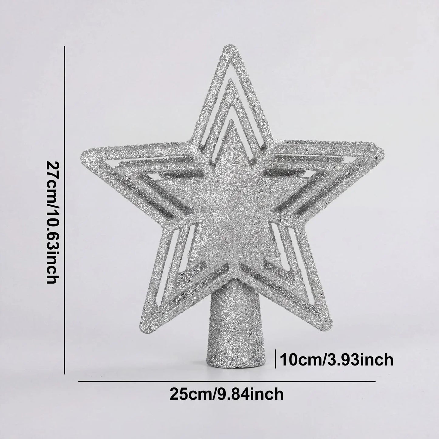 Projetor Natalino de Estrela para Topo de Árvore de Natal Modern Lar™ / O Toque Final Que Deixa Seu Natal Perfeito