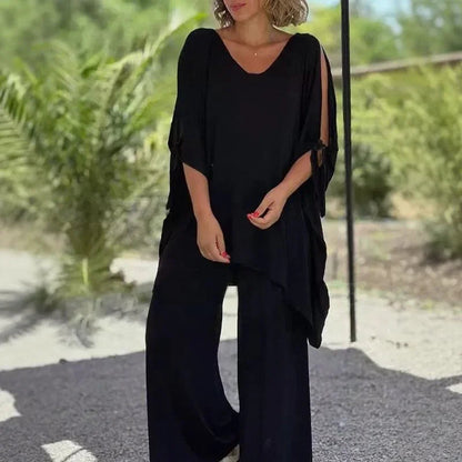 Conjunto Esplendor™ em Malha de Viscose Premium com toque sedoso / Leveza  e Caimento Fluido que proporcionam Conforto Absoluto!