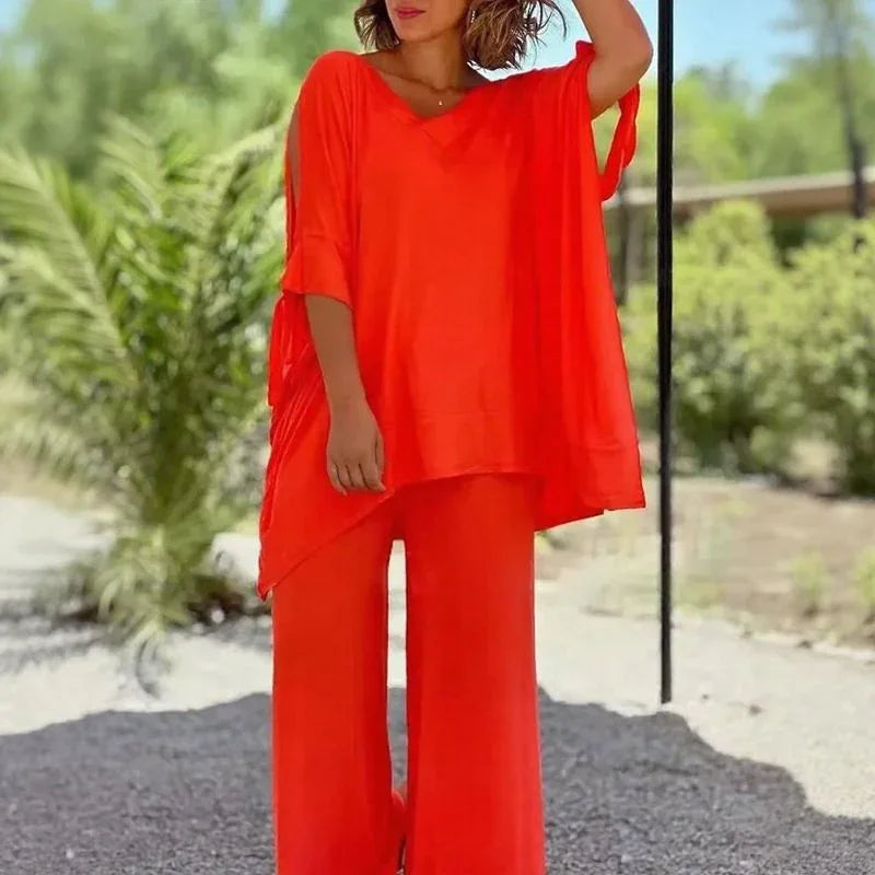 Conjunto Esplendor™ em Malha de Viscose Premium com toque sedoso / Leveza  e Caimento Fluido que proporcionam Conforto Absoluto!