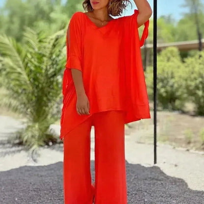 Conjunto Esplendor™ em Malha de Viscose Premium com toque sedoso / Leveza  e Caimento Fluido que proporcionam Conforto Absoluto!