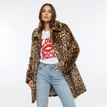 Casaco Leopard Luxe™ em Animal Print Impecável