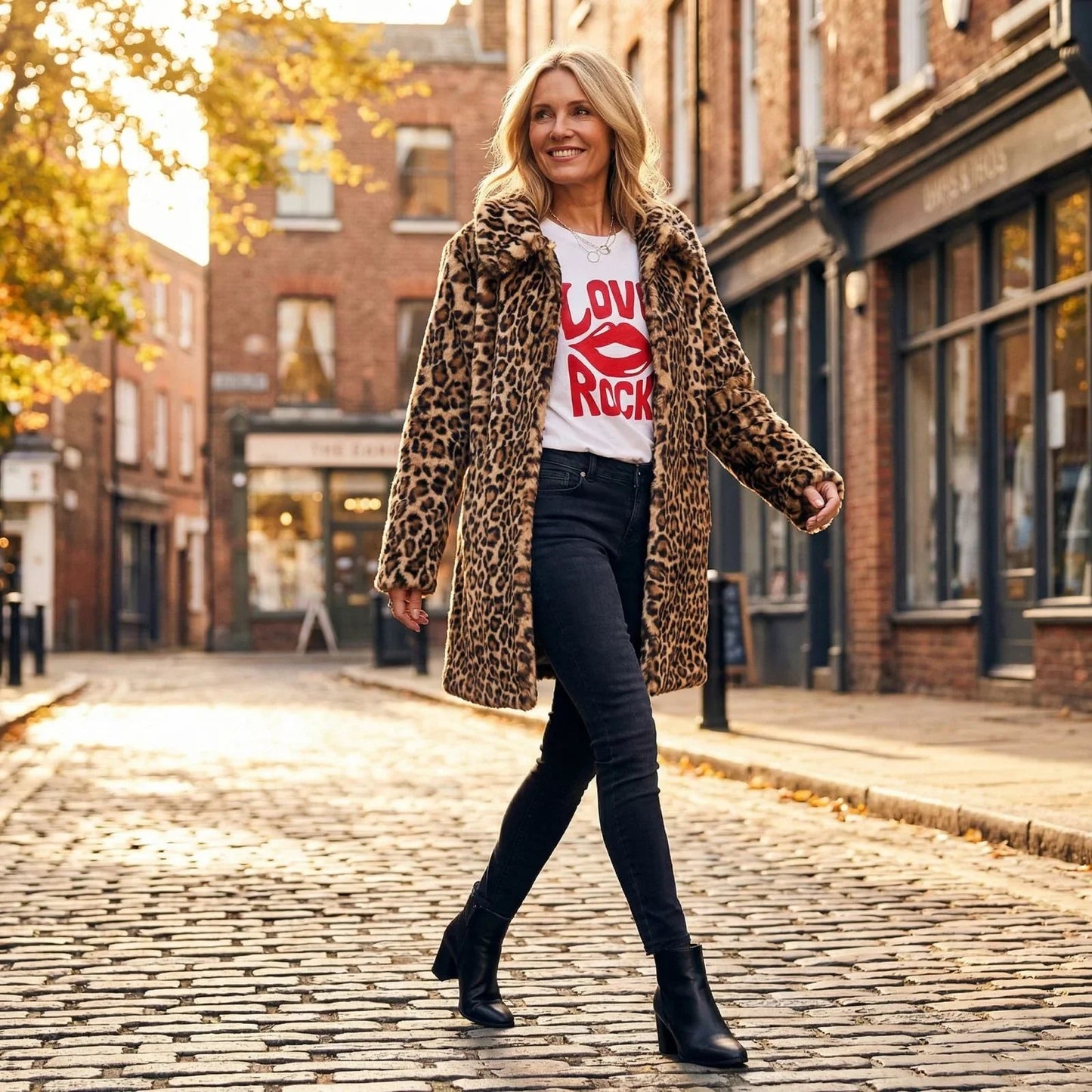 Casaco Leopard Luxe™ em Animal Print Impecável