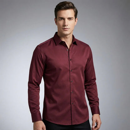 Camisa Aureo™ Em Poliamida Sedosa com Alta Elasticidade