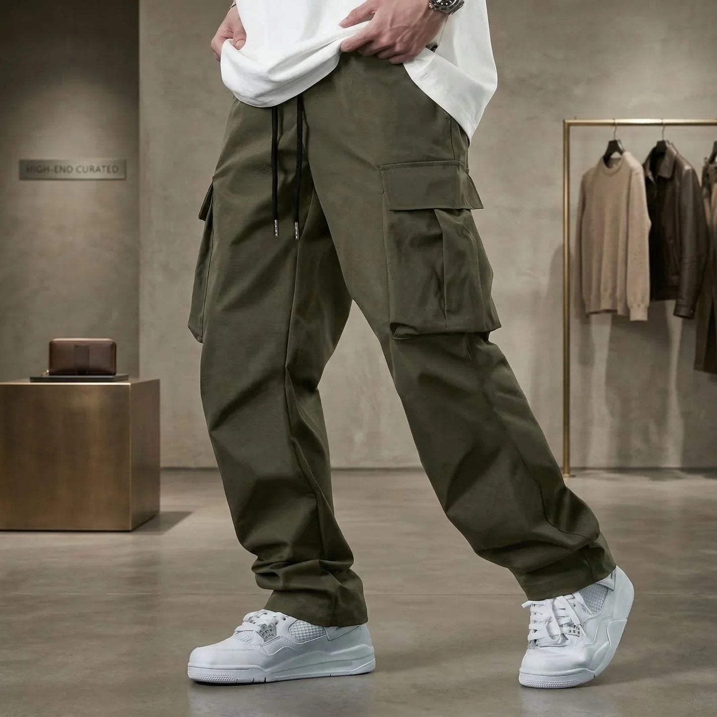 Calça Cargo Orion™ em Sarja Leve com Bolsos Utilitários