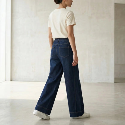 Calça Atlanta™ com Corte Reto e Cintura Ajustável