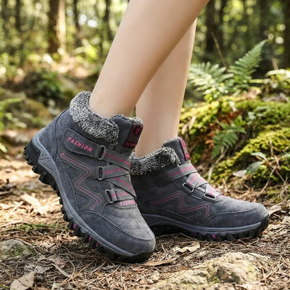 Bota Unissex UrbanFrost™ Com Forro Acolchoado e Solado Tratorado