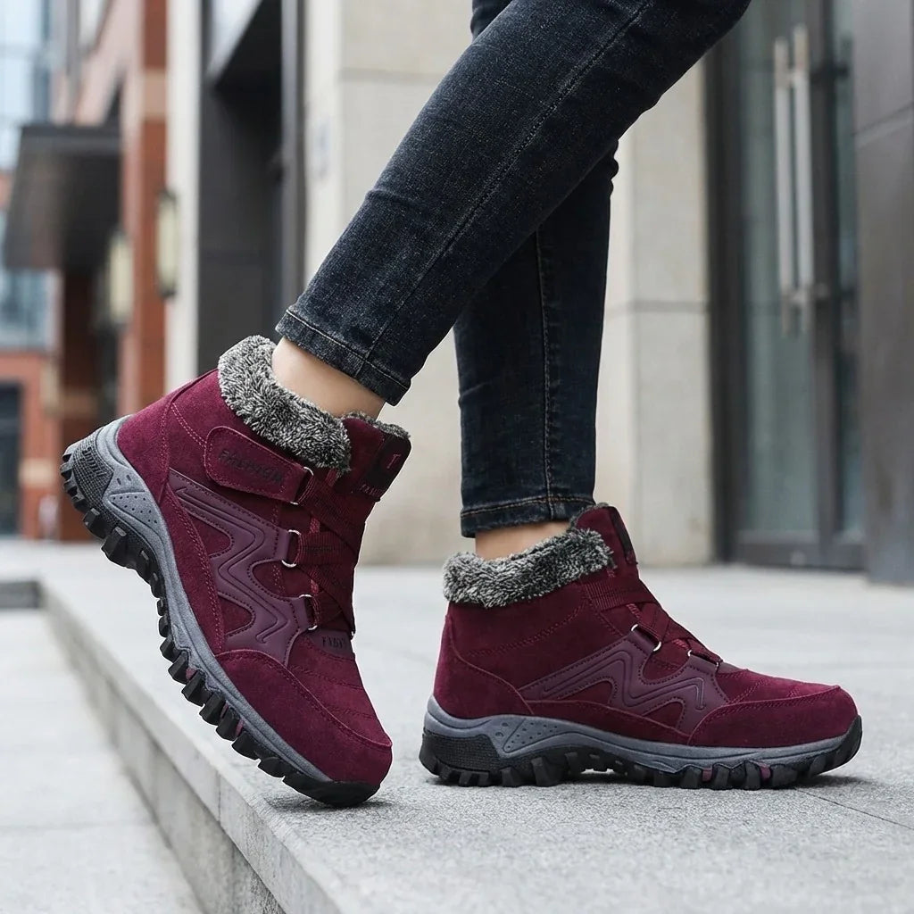 Bota Unissex UrbanFrost™ Com Forro Acolchoado e Solado Tratorado
