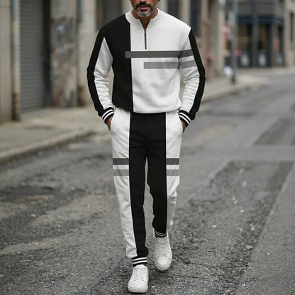 Conjunto Hamburgo™ com Gola Half-Zip e Modelagem Reta