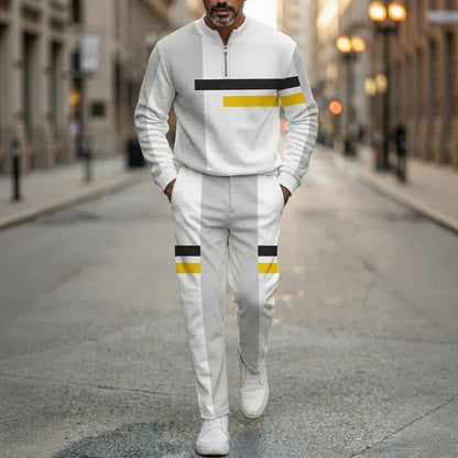 Conjunto Hamburgo™ com Gola Half-Zip e Modelagem Reta