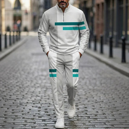 Conjunto Hamburgo™ com Gola Half-Zip e Modelagem Reta
