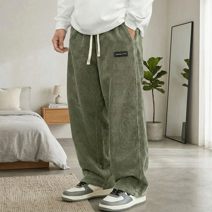Calça Atlas™ com Tecido Texturizado e Caimento Reto