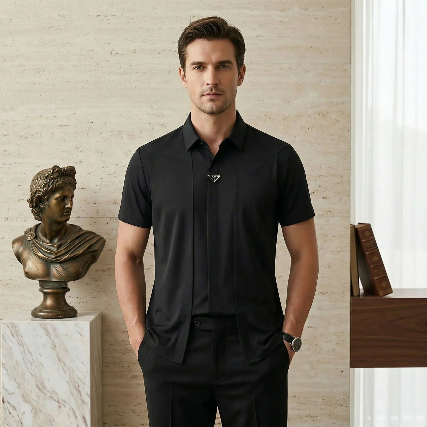 Camisa DualLayer™ com Design 2 em 1 e Presença Imediata!