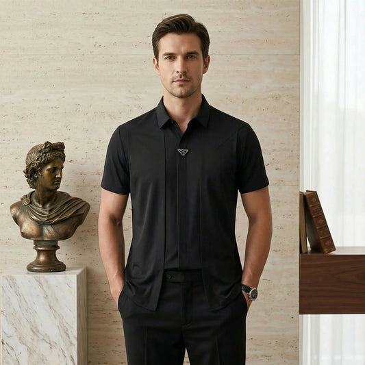 Camisa DualLayer™ com Design 2 em 1 e Presença Imediata!