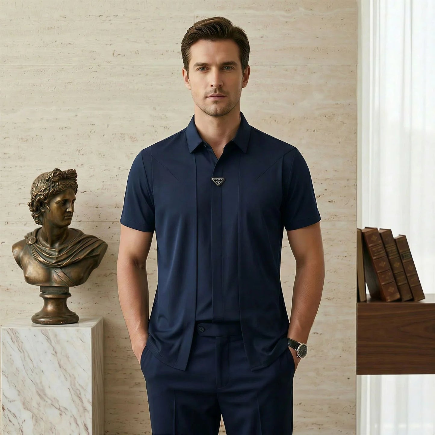 Camisa DualLayer™ com Design 2 em 1 e Presença Imediata!