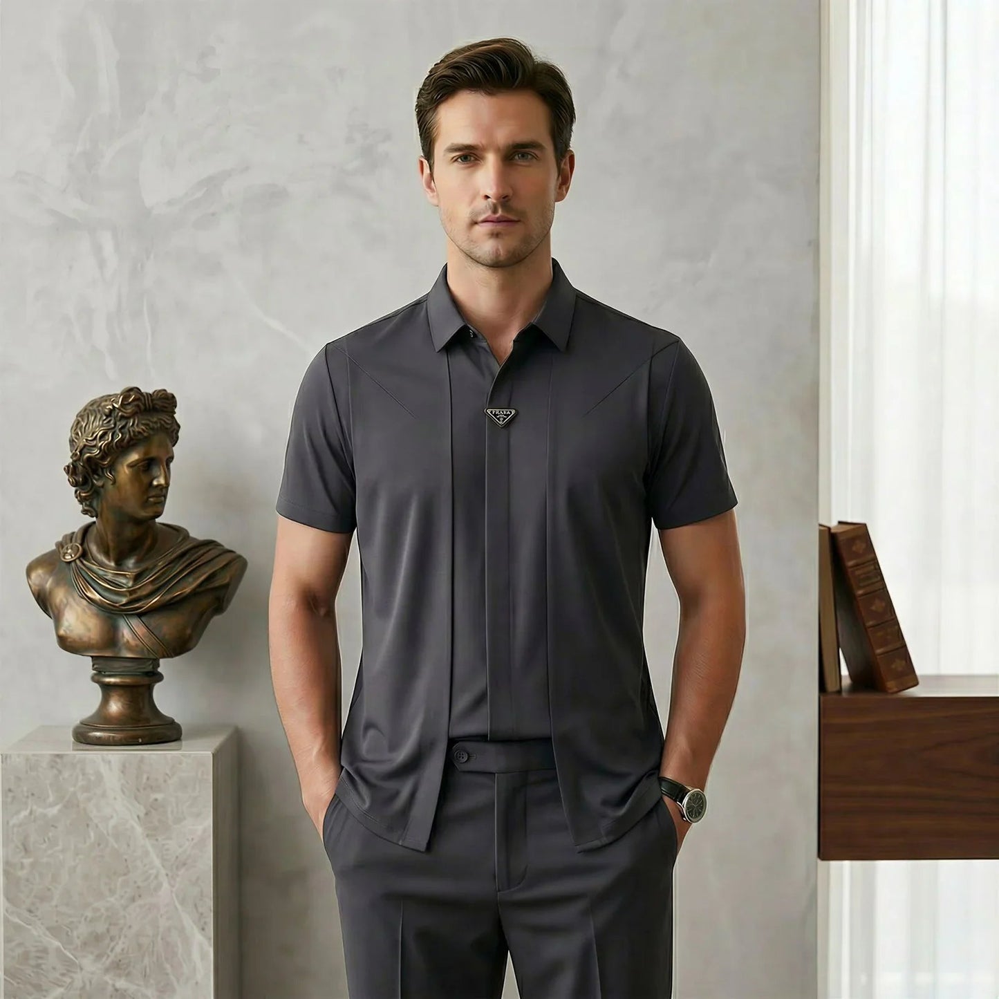 Camisa DualLayer™ com Design 2 em 1 e Presença Imediata!