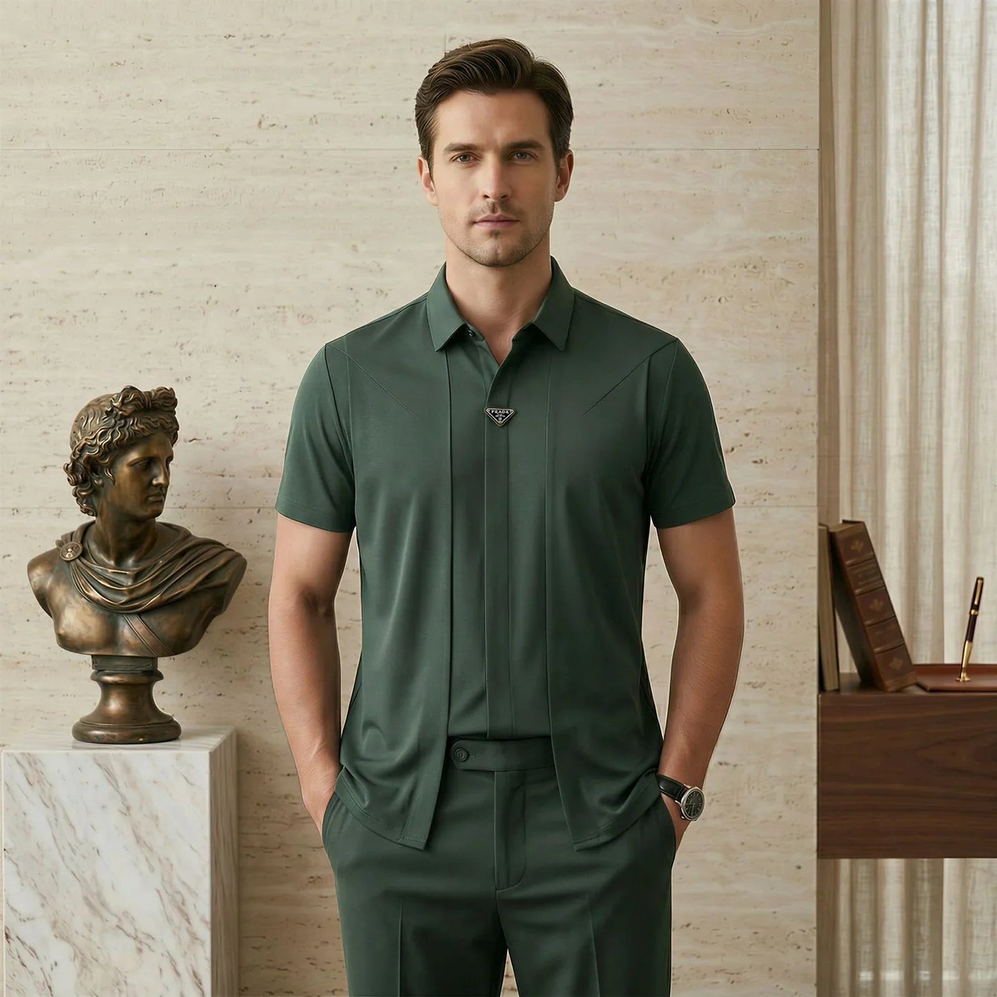 Camisa DualLayer™ com Design 2 em 1 e Presença Imediata!