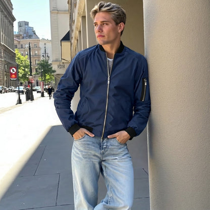 Jaqueta Dallas™ Bomber com Estilo Urbano
