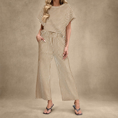 Conjunto Oasis™ Listrado com Cós de Cordão