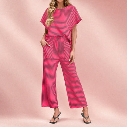 Conjunto Oasis™ Listrado com Cós de Cordão