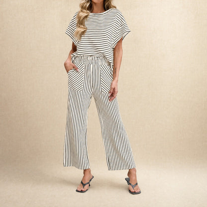 Conjunto Oasis™ Listrado com Cós de Cordão