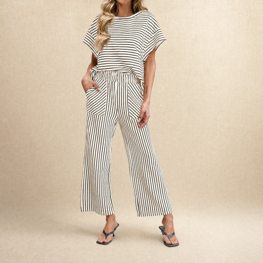 Conjunto Oasis™ Listrado com Cós de Cordão