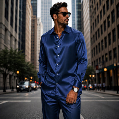 Conjunto Signature™ com Toque Acetinado Sedoso e Sofisticado