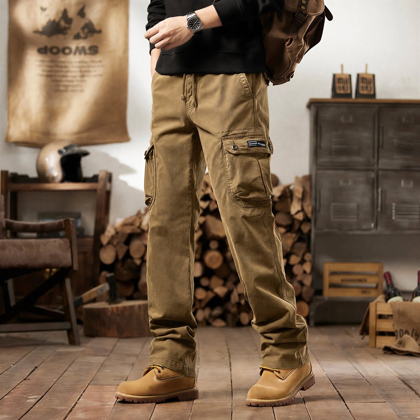 Calça Cargo OffStreet™ com Visual Street e Bolsos Utilitários