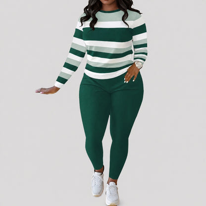 Conjunto Alice™ com Estampa Listrada e Caimento Modelador
