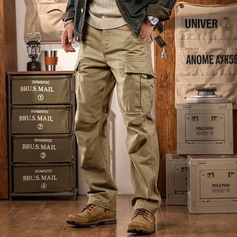 Calça Cargo Northven™ Com Visual Tático e Bolsos Funcionais