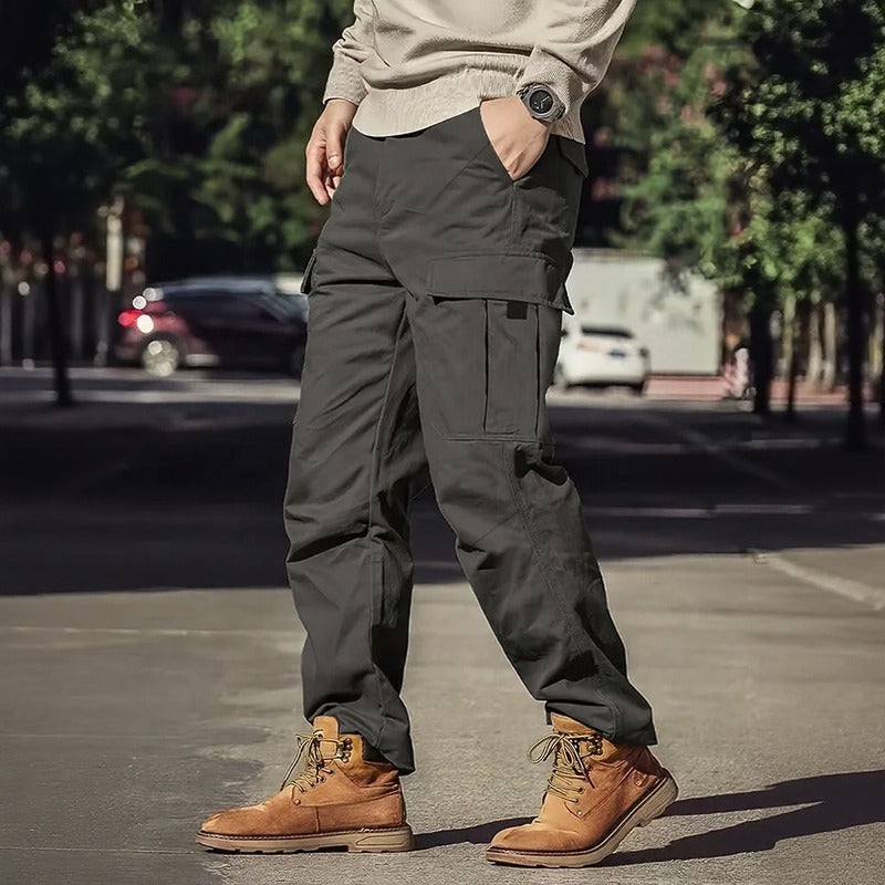 Calça Cargo Northven™ Com Visual Tático e Bolsos Funcionais
