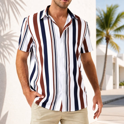 Camisa Graffiti™ com Estampa Geométrica Artística e Caimento Leve